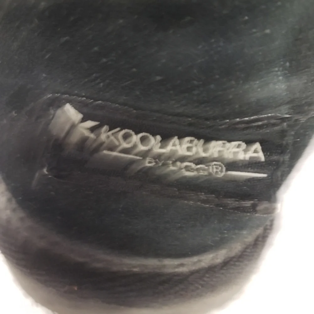 Koolaburra by Ugg Child Size 1 Victoria Short Boots Black Bows 1019372 Pre-owned